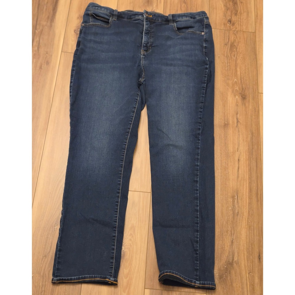 Talbots Straight Leg Jeans Women's Size 18W Blue